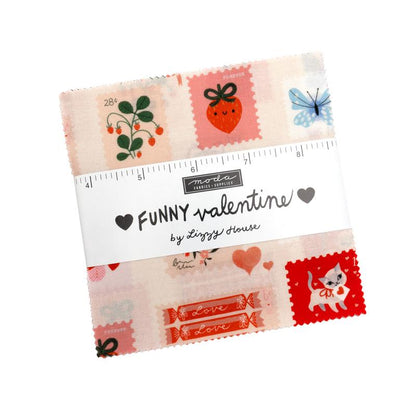 5" Charm Pack of Funny Valentine by Lizzy House for Moda Fabrics