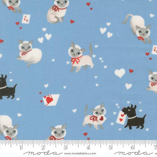 *Preorder* SKY Kitty, Funny Valentine by Lizzy House for Moda Fabrics