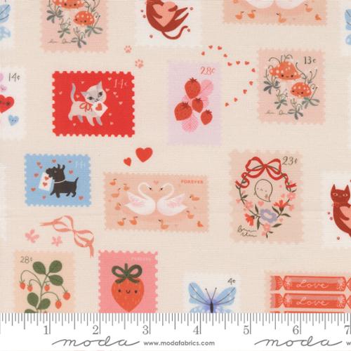 *Preorder* CHAMPAGNE Stamps, Funny Valentine by Lizzy House for Moda Fabrics
