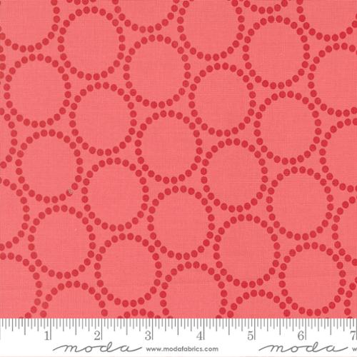 *Preorder* CORAL Pearl Bracelet, Funny Valentine by Lizzy House for Moda Fabrics