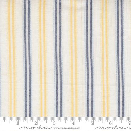 YELLOW/NAVY STRIPE Afternoon, Summer Solstice by Moda Fabrics