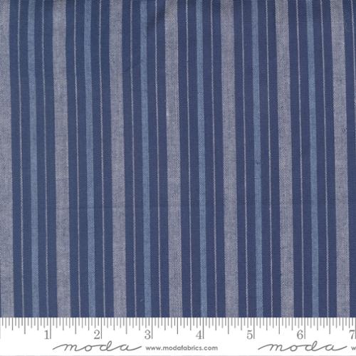 BLUE/GREY STRIPE Nautical Blue, Summer Solstice by Moda Fabrics