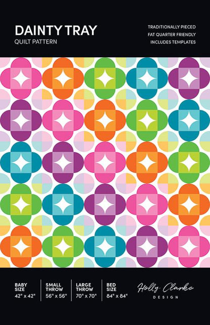 Dainty Tray Quilt Pattern by Holly Clarke Design