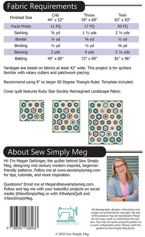The Apis Quilt by Sew Simply Meg