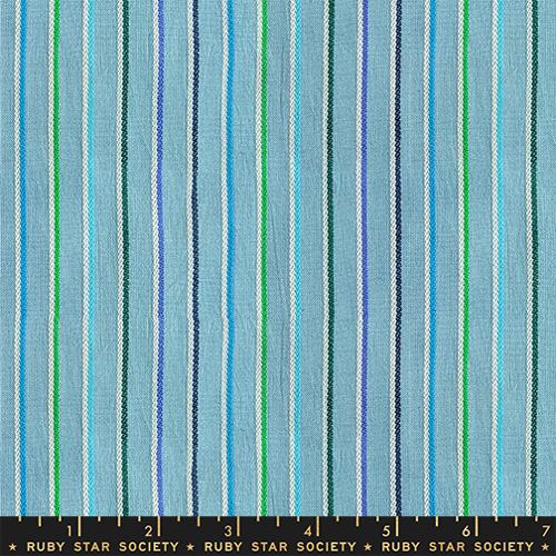 *Preorder* SOFT BLUE Sketch Stripe, Warp and Weft Mystic Fable by Alexia Abegg for Ruby Star Society
