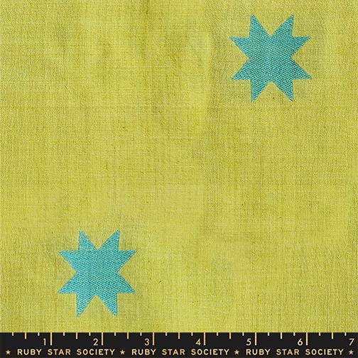 *Preorder* PISTACHIO Quilt Star, Warp and Weft Mystic Fable by Alexia Abegg for Ruby Star Society