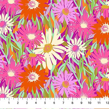 VIOLET Unchained, Daisy Crush by Heather Bailey for FIGO Fabrics