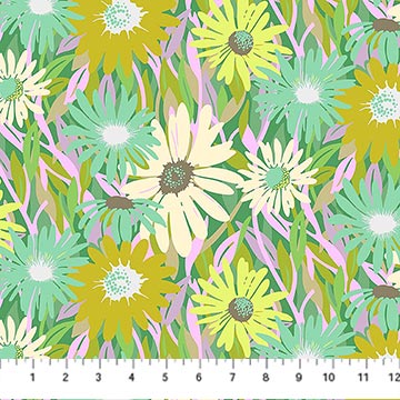 CLOVER Unchained, Daisy Crush by Heather Bailey for FIGO Fabrics