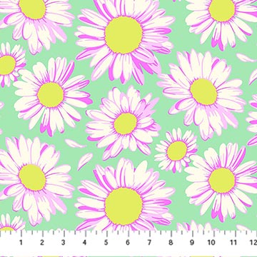 SKY Sunshine Daisies, Daisy Crush by Heather Bailey for FIGO Fabrics