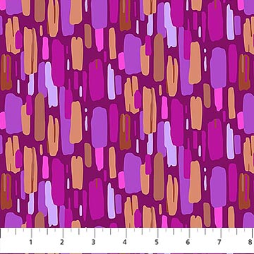 PLUM Dappled, Daisy Crush by Heather Bailey for FIGO Fabrics