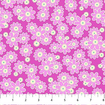 VIOLET Dear Daisy, Daisy Crush by Heather Bailey for FIGO Fabrics