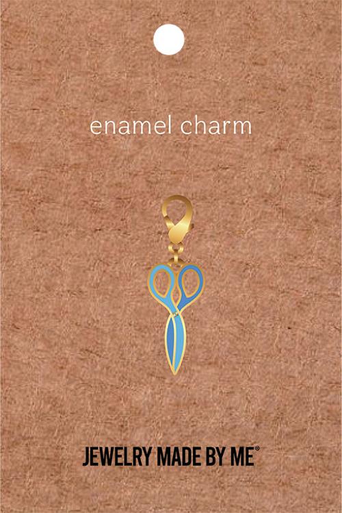 Scissors Enamel Charm from Jewelry Made by Me