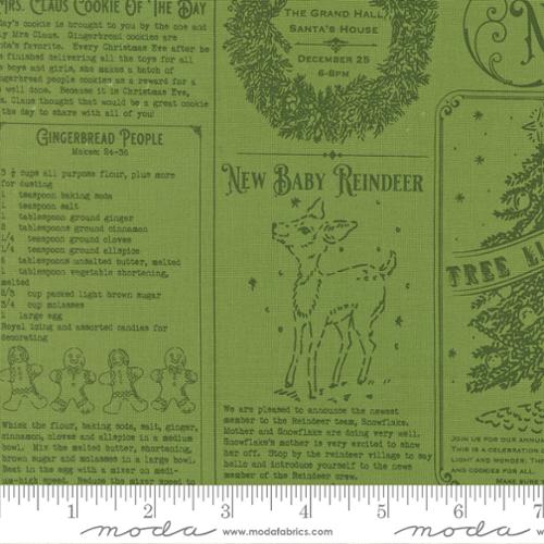 *Preorder* MISTLETOE North Pole News, Holiday Cheer by Stacy Iest Hsu for Moda Fabrics