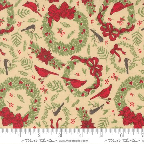 *Preorder* NATURAL Deck the Halls, Holiday Cheer by Stacy Iest Hsu for Moda Fabrics