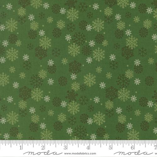 *Preorder* EVERGREEN Snow Flurry, Holiday Cheer by Stacy Iest Hsu for Moda Fabrics