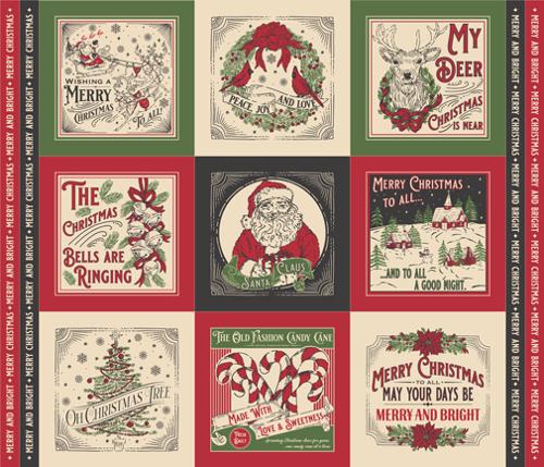 *Preorder* Christmas Panel 36" x 44" from Holiday Cheer by Stacy Iest Hsu for Moda Fabrics