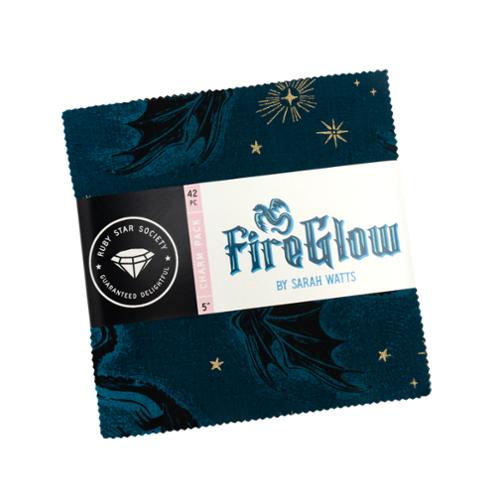 5" Charm Pack of Fireglow by Sarah Watts for Ruby Star Society