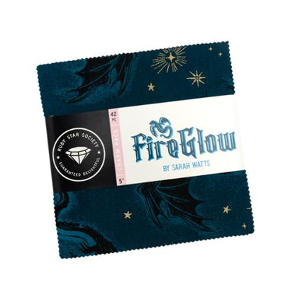 5" Charm Pack of Fireglow by Sarah Watts for Ruby Star Society