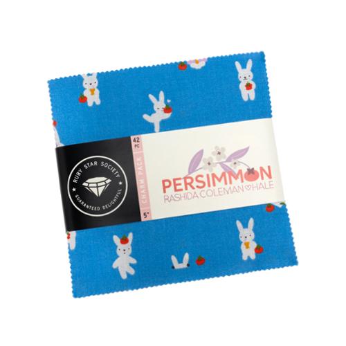 5" Charm Pack of Persimmon by Rashida Coleman Hale for Ruby Star Society