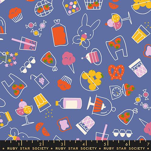 *Preorder* TWILIGHT Bun E's Market, Persimmon by Rashida Coleman Hale for Ruby Star Society