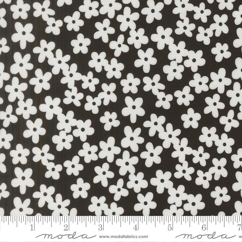 *Preorder* BLACK AS NIGHT Petal Accent, True to Hue by Alli K for Moda Fabrics