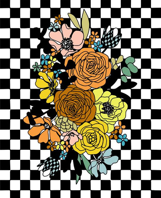 *Preorder* BLACK AS NIGHT Panel Chromatic Muse from True to Hue by Alli K Design, Moda