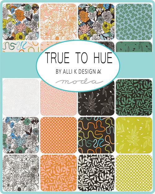 28 Fat Quarter Bundle of True to Hue by Alli K Designs for Moda