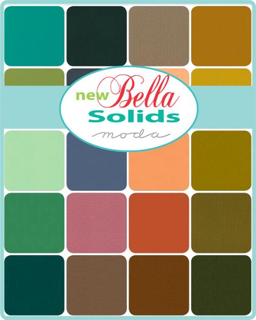 2.5" Mini Charm Pack of Bella Solids 2025