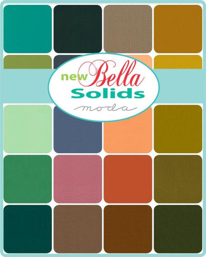 2.5" Mini Charm Pack of Bella Solids 2025