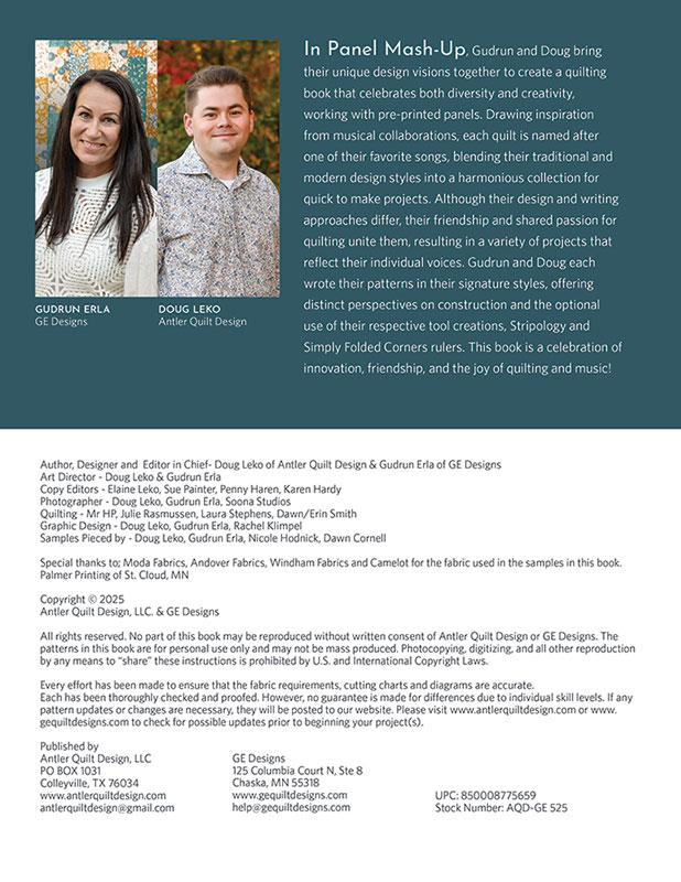 Panel Mashup 20 Original Panel Designs Book by Gudrun Erla and Doug Leko