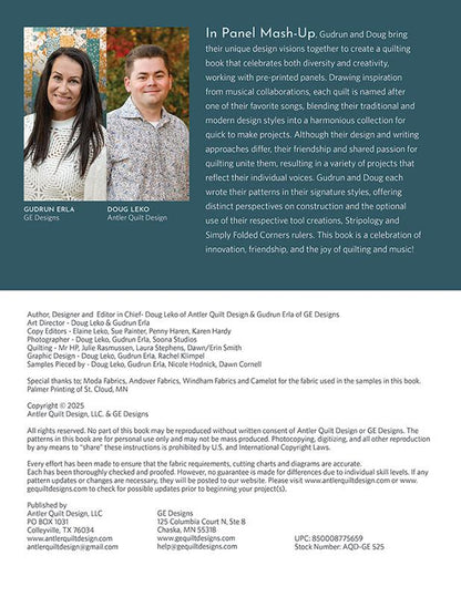 Panel Mashup 20 Original Panel Designs Book by Gudrun Erla and Doug Leko