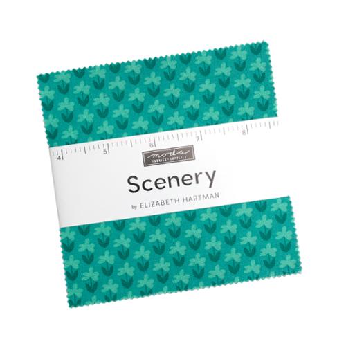 5" Charm Pack of Scenery by Elizabeth Hartman for Moda Fabrics