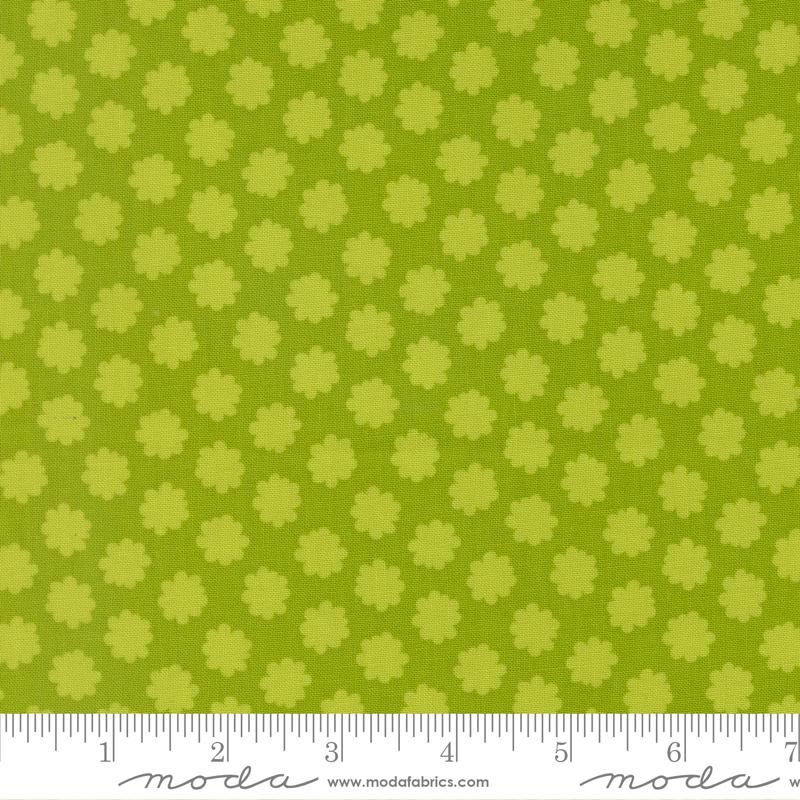LIME Puffball, Scenery by Elizabeth Hartman for Moda Fabrics