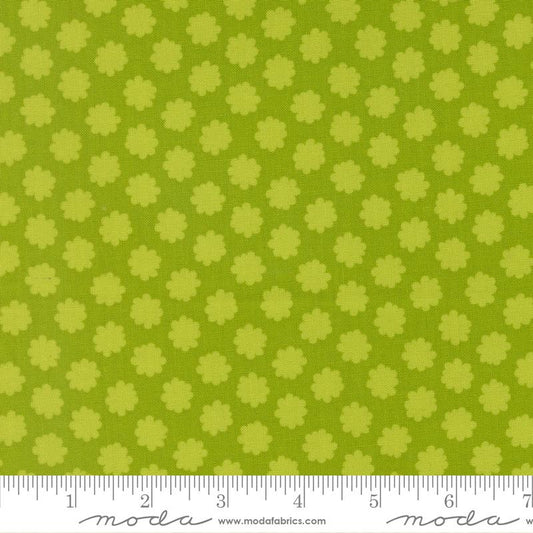 LIME Puffball, Scenery by Elizabeth Hartman for Moda Fabrics