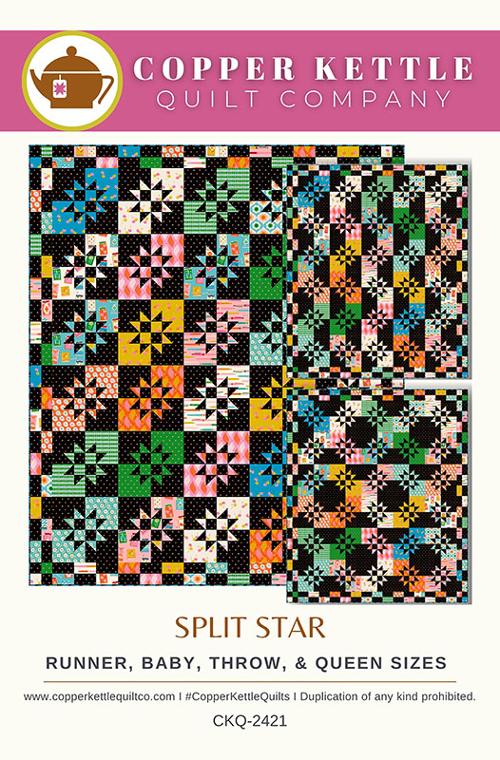 Split Star Quilt Pattern by Copper Kettle Quilt Company