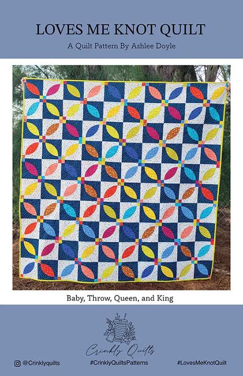 Loves Me Knot Quilt from Crinkly Quilts
