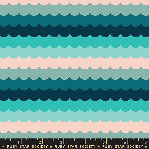 *Preorder* PEACOCK Umbrella Scallops, Poolside Too, Collaborative Collection for Ruby Star Society