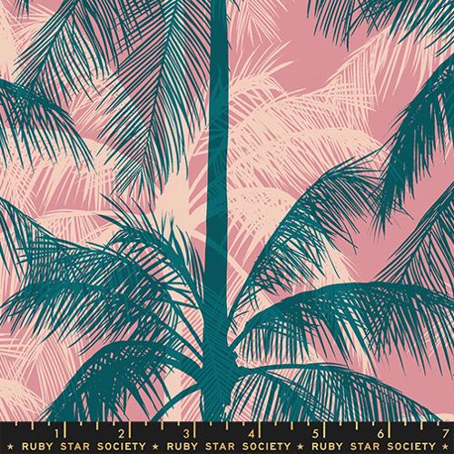 *Preorder* PLUM Palms, Linen Cotton Canvas, Poolside Too Collaborative Collection for Ruby Star Society