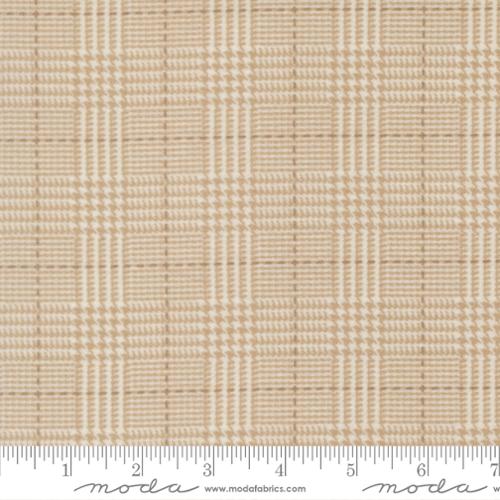 CREAM Plaid Checks, Flannel Gatherings Basics by Primitive Gatherings, Moda Fabrics