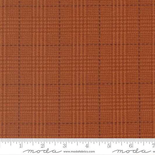 PUMPKIN Plaid Checks, Flannel Gatherings Basics by Primitive Gatherings, Moda Fabrics