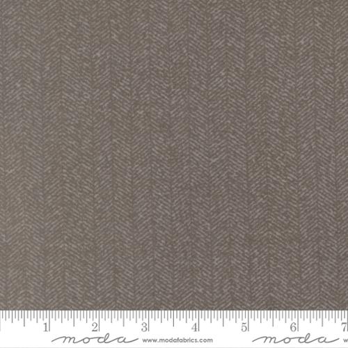 TITANIUM Herringbone, Flannel Gatherings Basics by Primitive Gatherings, Moda Fabrics