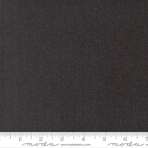 BLACKBIRD Herringbone, Flannel Gatherings Basics by Primitive Gatherings, Moda Fabrics