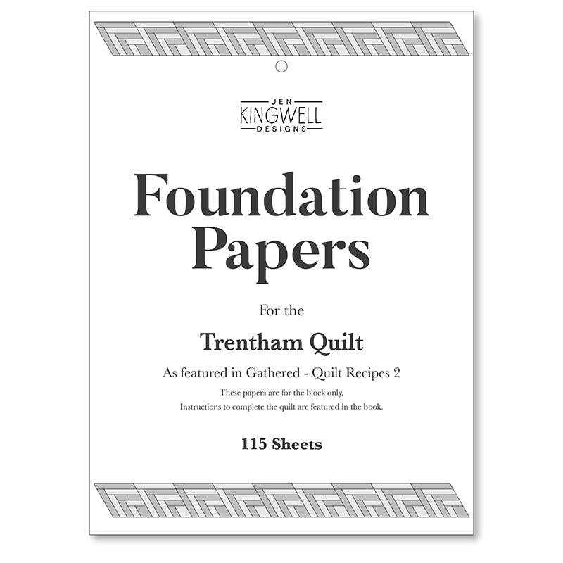 Trentham Quilt Foundation Papers by Jen Kingwell