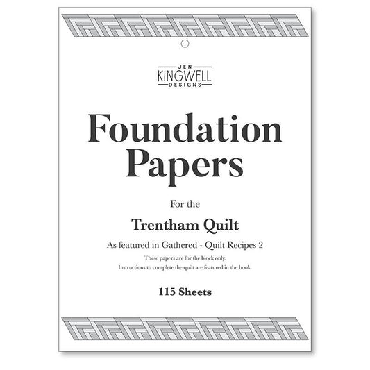 Trentham Quilt Foundation Papers by Jen Kingwell