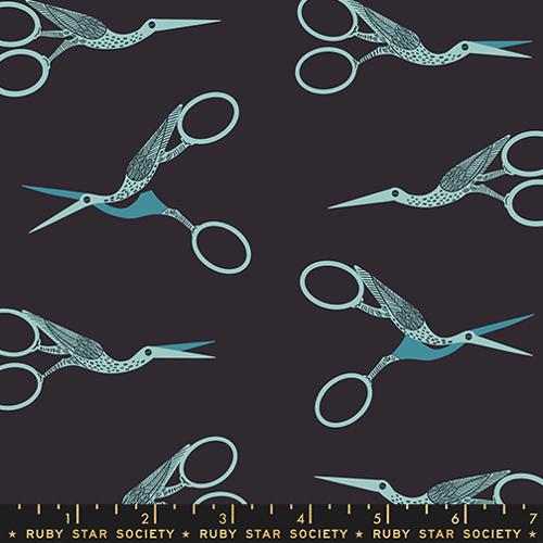 *Preorder* SOFT BLACK Stork Scissors, 1 800 Notion, a Ruby Star Society Collaborative Collection
