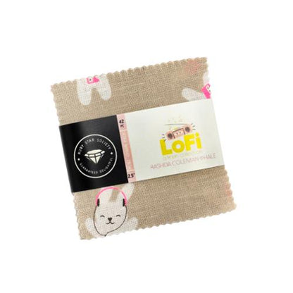 2.5" Mini Charm Pack of Lofi Linens by Rashida Coleman Hale for Ruby Star