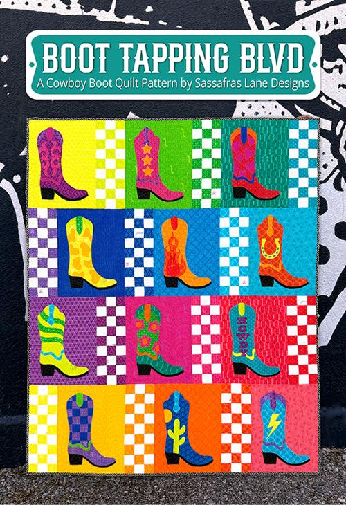 Boot Tapping Boulevard Quilt Pattern from Sassafras Lane Designs