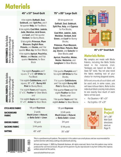 Show and Tell by Elizabeth Hartman Quilt Pattern