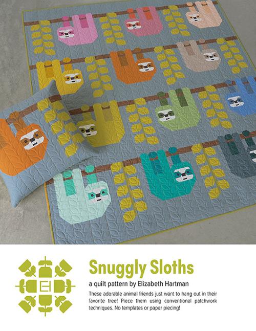 Snuggly Sloths by Elizabeth Hartman Quilt Pattern