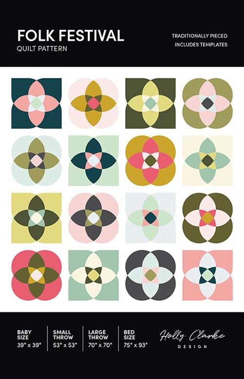 Folk Festival Quilt Pattern by Holly Clarke Design